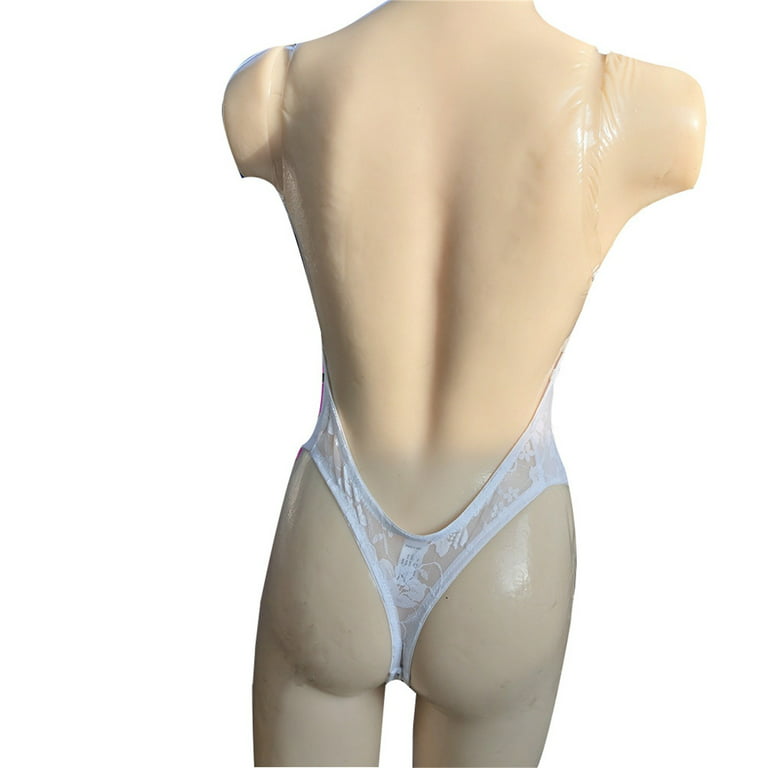 Shapewear For Women Tummy Control Corset Conjoined Lace Underwear Bra Body  Body Open Back Clear Shoulder Strap Gathering Corset 