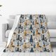 thumbnail image 1 of Fotbe Llama and Cactus1 Manta de Franela Acolchonada con Estampado, Súper Suave y Esponjosa, Extra Grande para Sofá, Cama, Uso Todo el Año-60"x50", 1 of 7