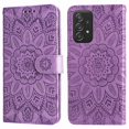 thumbnail image 1 of Funda tipo cartera GANGXUN para Samsung Galaxy A52 , diseño girasol, cuero PU, soporte, cierre magnético, tarjetero, 1 of 5