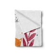 thumbnail image 2 of Fox Soft Flannel Fleece Throw Blanket, Little Fox Character Colorful Geometric Spring Field Have a Nice Day Text Dots, Cozy Plush for Indoor and Outdoor Use, 50" x 70", Multicolor, by Ambesonne, 2 of 6