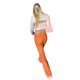 thumbnail image 3 of SAYOO - Pantalones de piel para mujer, ajustados, rectos, informales, a la moda, de cintura alta SAYOO  S-XL, 3 of 4
