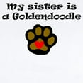 thumbnail image 2 of CafePress - My Sister Is A Goldendoodle Body Suit - Baby Light Bodysuit, Size Newborn - 24 Months, 2 of 4