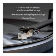 Crosley C6 Vinyl Record Player with Speakers and Bluetooth - Audio Turntables