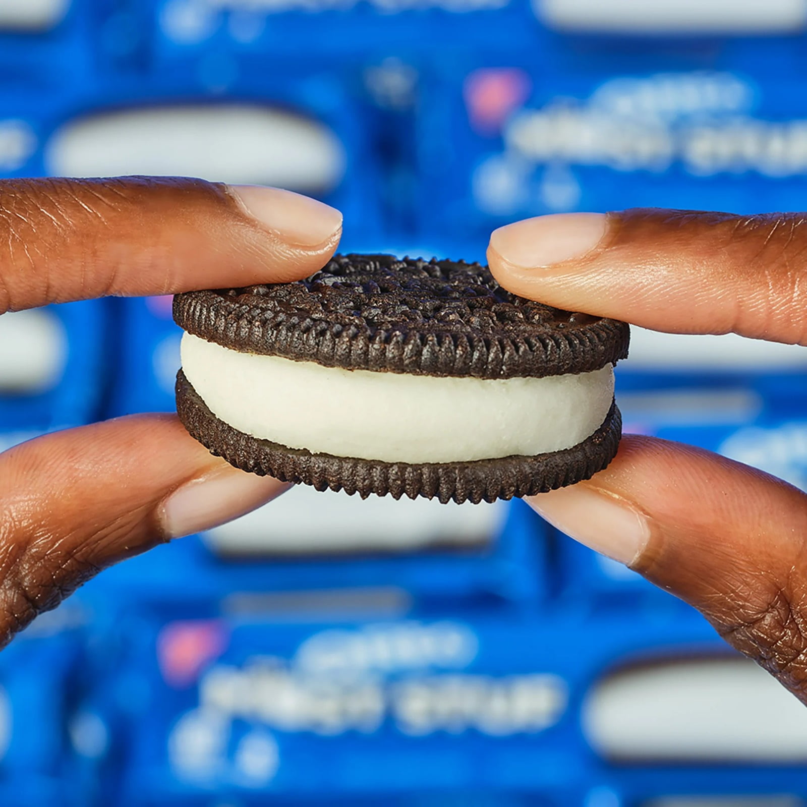 OREO Mega Stuf Chocolate Sandwich Cookies, Family Size, 17.6 oz (3 Pack)