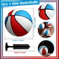 thumbnail image 2 of Juego de minibalones de baloncesto de goma Outus de 7 pulgadas con bomba de aire, paquete de 8, 2 of 7