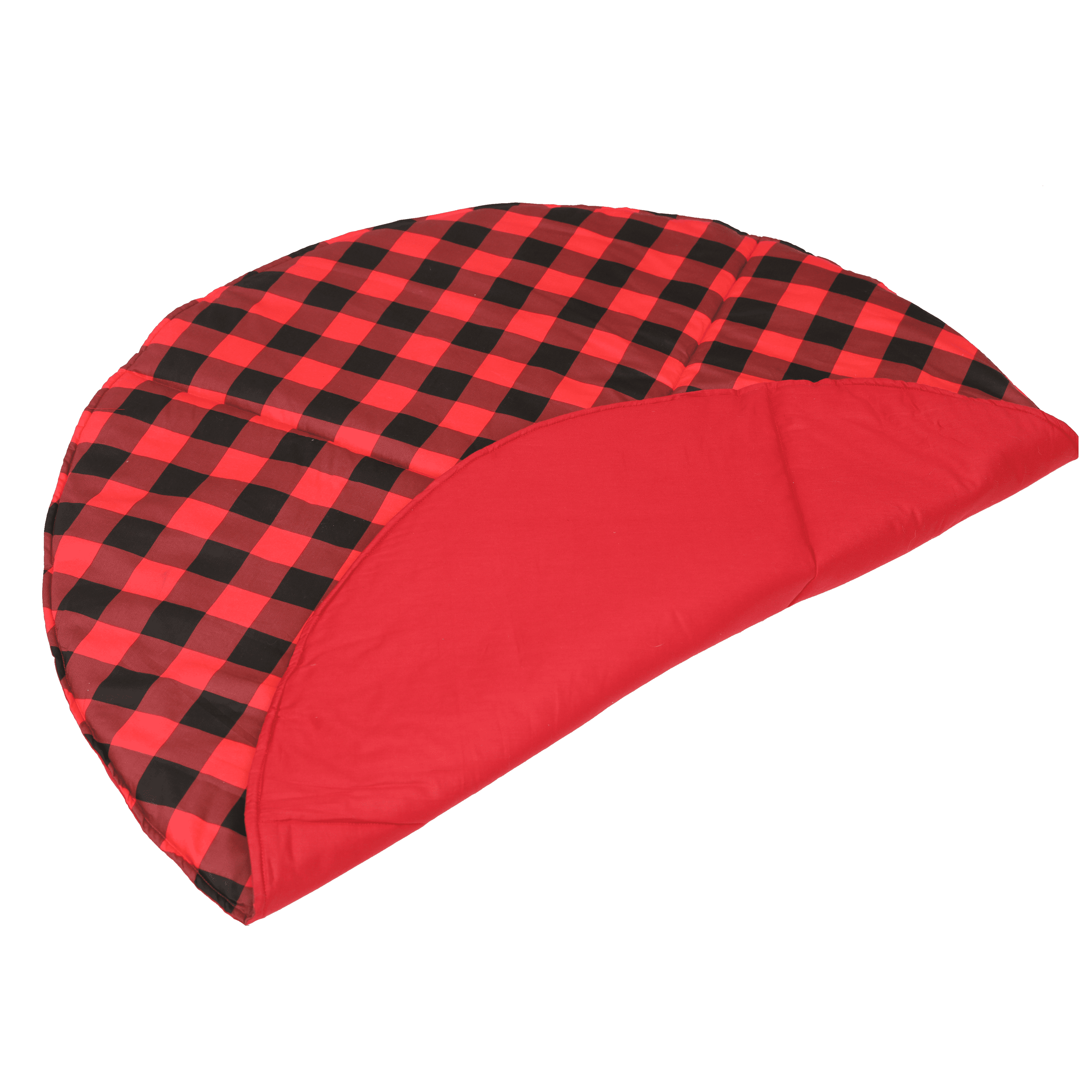 Red Plaid Play Mat