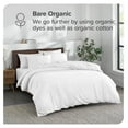 thumbnail image 6 of Drevy 100% Organic Cotton Jersey Duvet Cover Set - / XL Size - Ultra Soft - 100% Cotton - 2pcs - Corner Ties - Button Closure - Bedding Duvet Cover & Pillow Shams (/ XL, White), 6 of 8