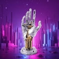 thumbnail image 4 of Cyberpunk Robot Hand Model - Mechanical Arm Desktop Decoration, Creative Office Home Decor, Unique Gift for Men & Collectors (1 Piece), 4 of 7