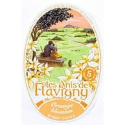 2 Packs Les Anis de Flavigny Hard Candy 1.75-ounce (50g) Tins (Orange Blossom 2-Pack)