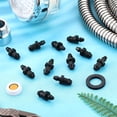 thumbnail image 6 of HIBIBUD 100 Pieces Goof Plugs 1/4 Inch with Barbed End Caps, Hose Tubing Hole Fittings, Drip Irrigation Emitters, Garden Hose Caps and Plugs for Home Sprinkler Garden Lawn Pipe System Parts Supplies, 6 of 7