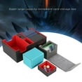 thumbnail image 3 of lionlar Étui de Rangement pour Cartes, Support à Double Pochette Multifonctionnel, 400+ Usages Multiples, Noir Rouge, 3 of 9