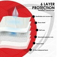 thumbnail image 3 of 100 Disposable Incontinence Underpads 23x24 Large Quilted Bed Pads Pee Pads, 3 of 4