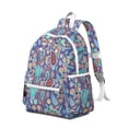 thumbnail image 2 of Paisley Pattern Backpack for School,Cute School Bag,Schoolbag with Adjustable Shoulder Straps & Padded Back,13.4"x11"x4.7", 2 of 6