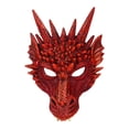 thumbnail image 2 of Cubierta de La Cabeza Del Dragón Malvado Espeluznante para Adultos Perfecl Rojo 30 × 21 cm, 2 of 6