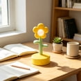 thumbnail image 2 of Cute Flower Night Light Mini Flower Lamp Portable LED Bedside Table Lamp Battery Operated Warm Glow for Kids Room Bedroom Desk Decor Gift, 2 of 6