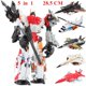 thumbnail image 1 of BHX-Robot de transFormación 6 en 1, 21CM, MINI destructor clásico, Figura de acción genial, juguetes para niños, vehículo de ingeniería, modelo de coche, regalos, 1 of 4