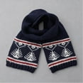 thumbnail image 2 of Yuanlong Womens Scarves Christmas Tree Pattern Ribbed Knitted Woolen Soft Scarf Winter Holiday Warm Neckwear Neck Gaiter, 2 of 4