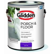 Glidden Porch & Floor 1 gal. Light Gray Satin Interior/Exterior Paint with Primer