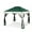 Dark Green+Gray, variant on AOILE 13' x 13' Outdoor Gazebo – Double Roof Quick Setup Instant Canopy Tent, Portable Patio Shelter (Blue/Brown/Green)