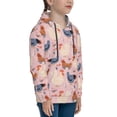 thumbnail image 3 of Sikiie Funny Chicken Youth Hoodie Sweatshirt Pullover Hooded Classic Casual Essentials Hoodiefor Boys Girls Kids -X-Large, 3 of 6