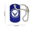 thumbnail image 4 of PinMart's Officially Licensed U.S. Air Force Dog Tag Pin, 4 of 4