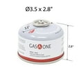 thumbnail image 4 of Gas One Camping Fuel Blend Isobutane Fuel Canister 100g (12 Pack), 4 of 4