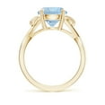 thumbnail image 2 of Angara Natural 2.3 Ct. Aquamarine Solitaire Ring in 14K Yellow Gold for Women (Ring Size: 5), 2 of 10