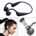 thumbnail image 2 of Auriculares bluetooth Auriculares De Conducción ósea Auriculares Bluetooth 5.0 Lightweight Verde Azul Fanmusic Auriculares bluetooth, 2 of 5