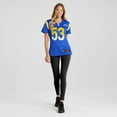 thumbnail image 4 of Women's Nike Nate Landman  Royal Los Angeles Rams Team Game Jersey, 4 of 6