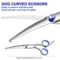 thumbnail image 3 of LOVEVER Dog Grooming Scissors with Safety Round Tips Stainless Steel Professional Dog Grooming Kit - Thinning  Curved Scissors and Comb for Dog Cat Pet, 3 of 5