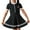 Black, variant on JIAHONG Girls One Piece Swimsuits, Upf 50 Swimwear with Shorts Quick Dry Beach Swimwear for Girls Tropical Swimsuit Quick-Dry Surfwear