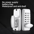 thumbnail image 3 of Waterproof Mechanical Digital Door Lock Keypad Keyless Number Lock Zinc Alloy, 3 of 14