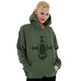 thumbnail image 3 of Scarab Ankh Ancient Egyptian Symbols Hoodie Sweatshirt Women Men Brisco Brands M, 3 of 6