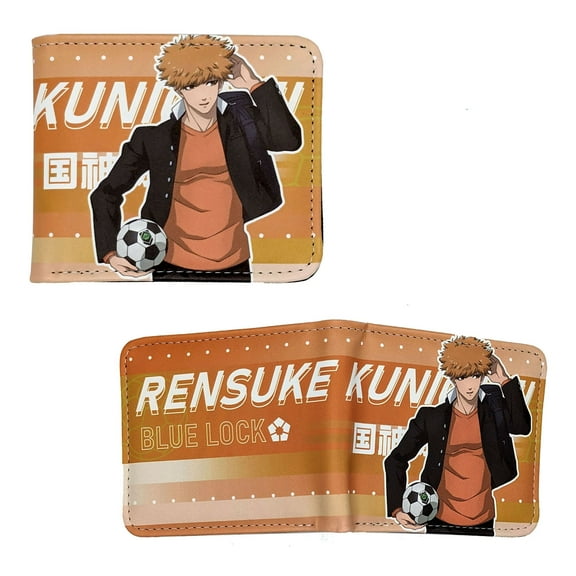 Rensuke Kunigami Style A - Blue Lock 4x5" Bi-Fold Wallet