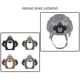 thumbnail image 3 of Wosthever Adaptador de montaje para casco de tiro de WOSPORT, soporte montado con tornillo, accesorios de modificación de Base, piezas de Negro, 3 of 6