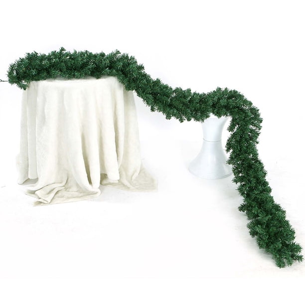 Guirlande de cèdre de Noël de 6 pieds pour cheminée, guirlande de verdure artificielle réaliste, guirlandes de pin artificielles douces et épaisses pour cheminée de Noël, table, extérieur, intérieur