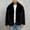 Black, variant on Winter Coats for Men Warm Faux Furry Coat Jacket Turn Down Collar Outerwear Black L