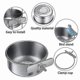 thumbnail image 5 of 5pack Stainless Steel Bird Feeder Set-parrot Feeding Dish Cups, 5 of 5