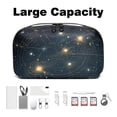 thumbnail image 3 of Constellation Oxford Cloth Waterproof USB Pouch with Hard Drive Cases, Hard Drive Bag, Charger Storage Organizer, Cable Organizer Clips - 5.9x9.44x3.14 in, 3 of 6