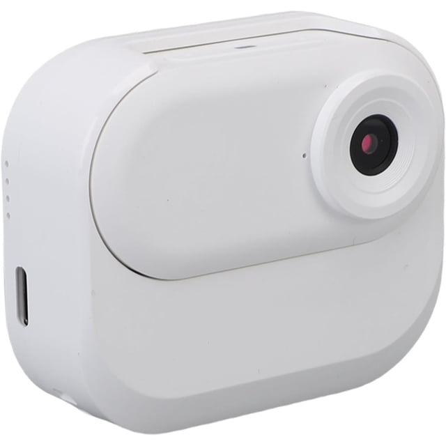 Bewinner Cámara 4K Mini Action, 32 GB de la Leva Portátil Portátil, Grabadora de Video Magnético con Pantalla de 0.96 Pulgadas, Leva Deportiva para Ciclismo,Blanco