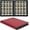 Red, variant on Premium 1000+ Pockets Card Binder, Trading Card Binder, Card Collection Binder 16 Pocket, Side Loading Card Binder with Zipper, Ringless Trading Card Album Folder for MTG, TCG, Sports Cards