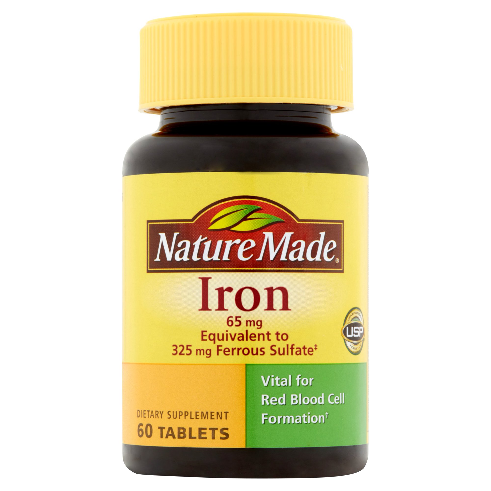 Nature Made Iron 65mg Tablets, 60 Count