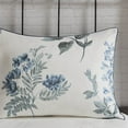 thumbnail image 3 of Madison Park Zennia 7-Piece Polyester Comforter Set with Throw Blanket in Blue, 3 of 19