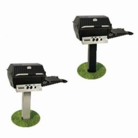 Black Painted Steel In-Ground Post