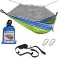 thumbnail image 1 of Bliss Hammocks Hammock in a Bag with Mosquito Net and Tree Straps, 350 Lb Cap, Mermaid, 1 of 15