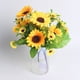 thumbnail image 2 of KAKOWELY 1 ramo de girasol artificial para decoración del hogar (amarillo), 2 of 5
