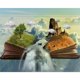 thumbnail image 1 of Cuadros Decorativos Kit de pintura de diamante 5D, taladro redondo completo con paisaje de cascada DIY (sz1482) DQrwqpou Nuevos Originales, 1 of 5