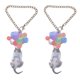 thumbnail image 2 of Colgante de decoración colgante con globo de gato duradero exquisito interesante lindo espejo de coche accesorios para colgar 2 piezas multiusos para decorar bolsos ANGGREK Otros, 2 of 8