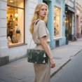 thumbnail image 7 of FORMRS Women Crossbody Purse with Chain Strap Vegan Leather Shoulder Handbag, Green Christmas Trees, 7 of 7