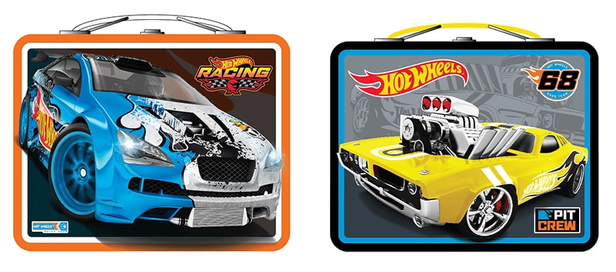 hot wheels tin box